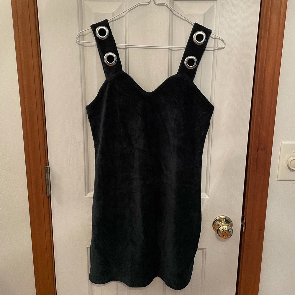 Dark Green Velvet Dress